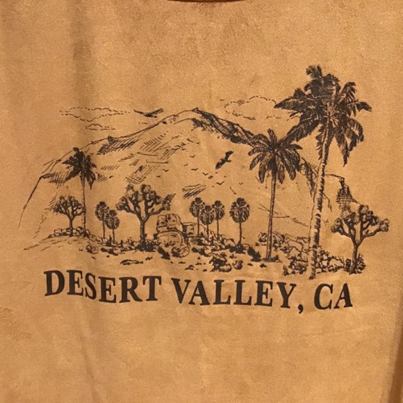 Moonchild Tank Top with Fringe Size M Brown - Picture 2 of 7